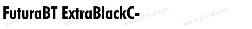 FuturaBT ExtraBlackC字体转换